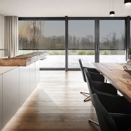 Küche Innen morgens